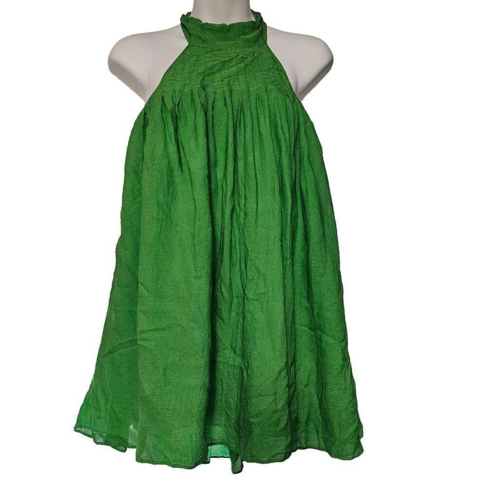 Alice + Olivia green top